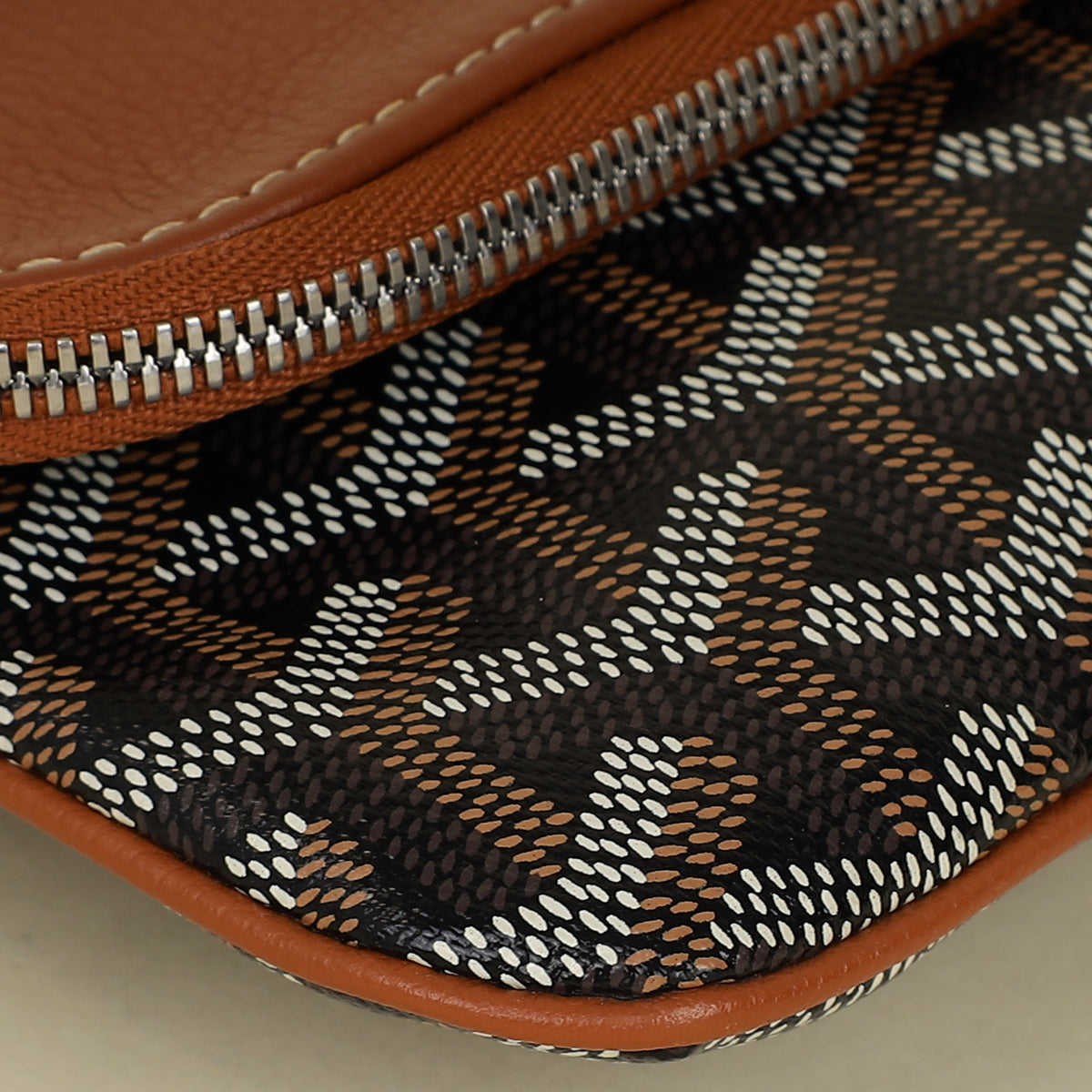 Goyard Brown Sainte Marie Soft Clutch