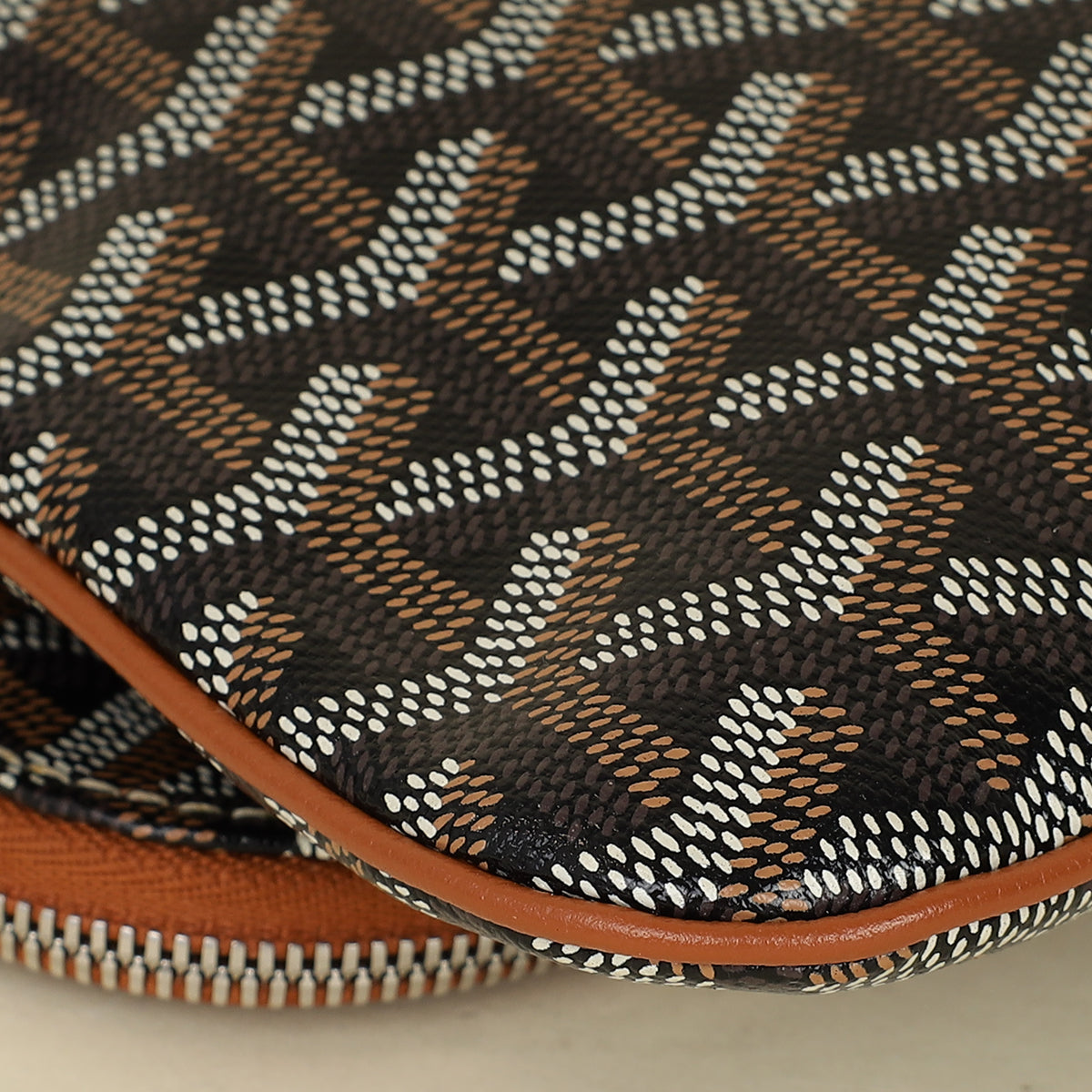 Goyard Brown Sainte Marie Soft Clutch