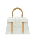 Goyard White Goyard Structured Saigon GM Bag
