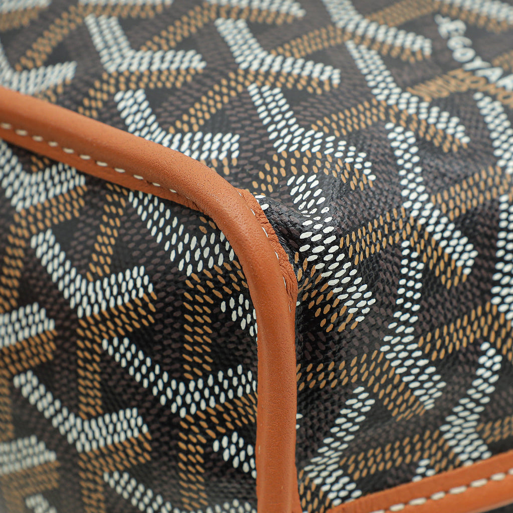 Goyard Bicolor Goyardine Mini Anjou Reversible Bag