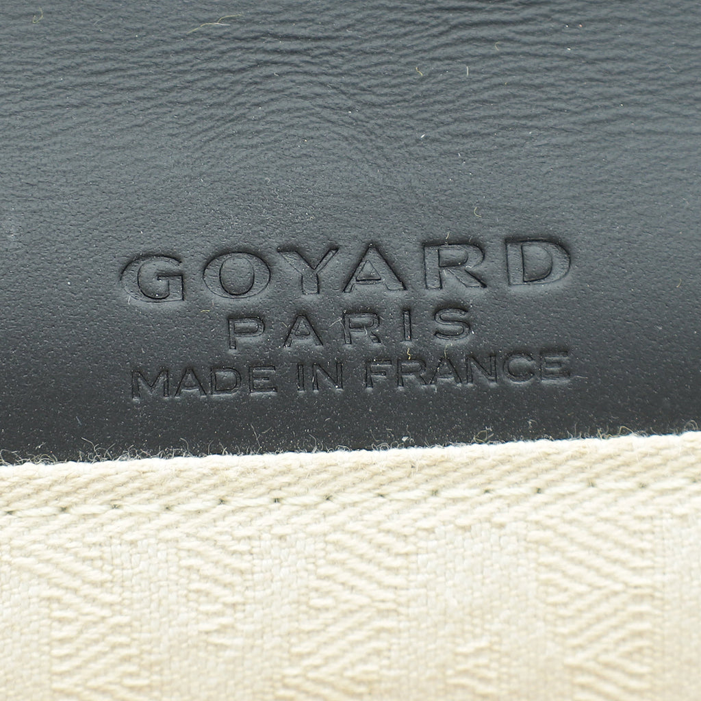Goyard Black Goyardine Monte Carlo Clutch