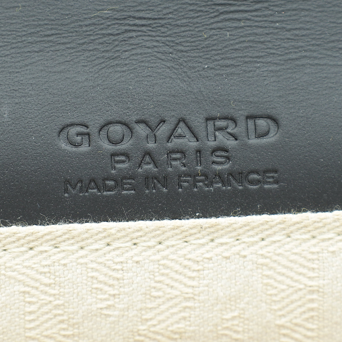 Goyard Black Goyardine Monte Carlo Clutch