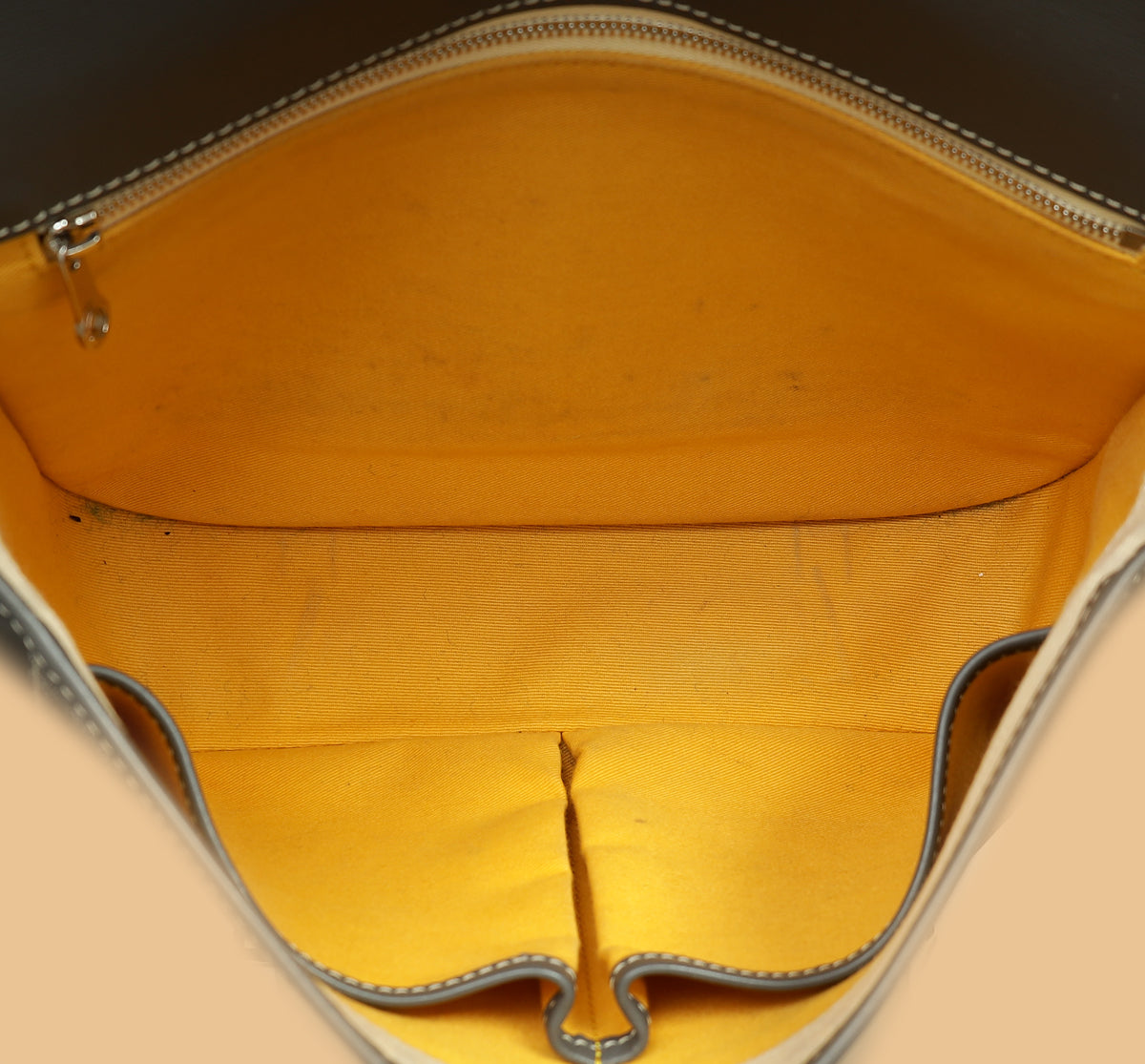 Goyard Gray Goyardine Belvedere MM Bag