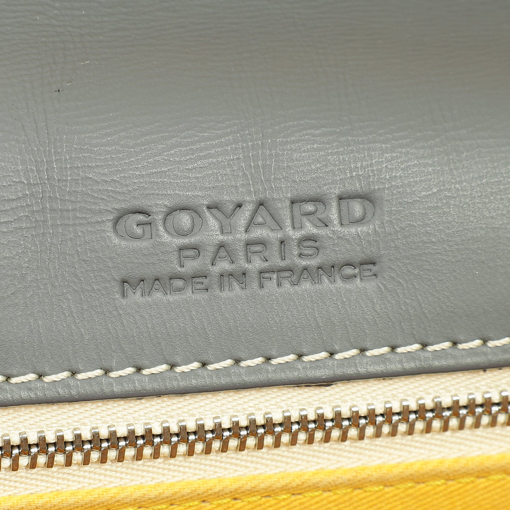 Goyard Gray Goyardine Belvedere MM Bag