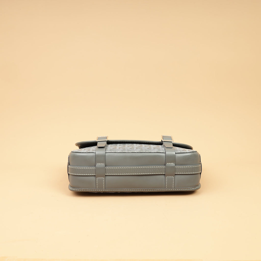 Goyard Gray Goyardine Belvedere MM Bag