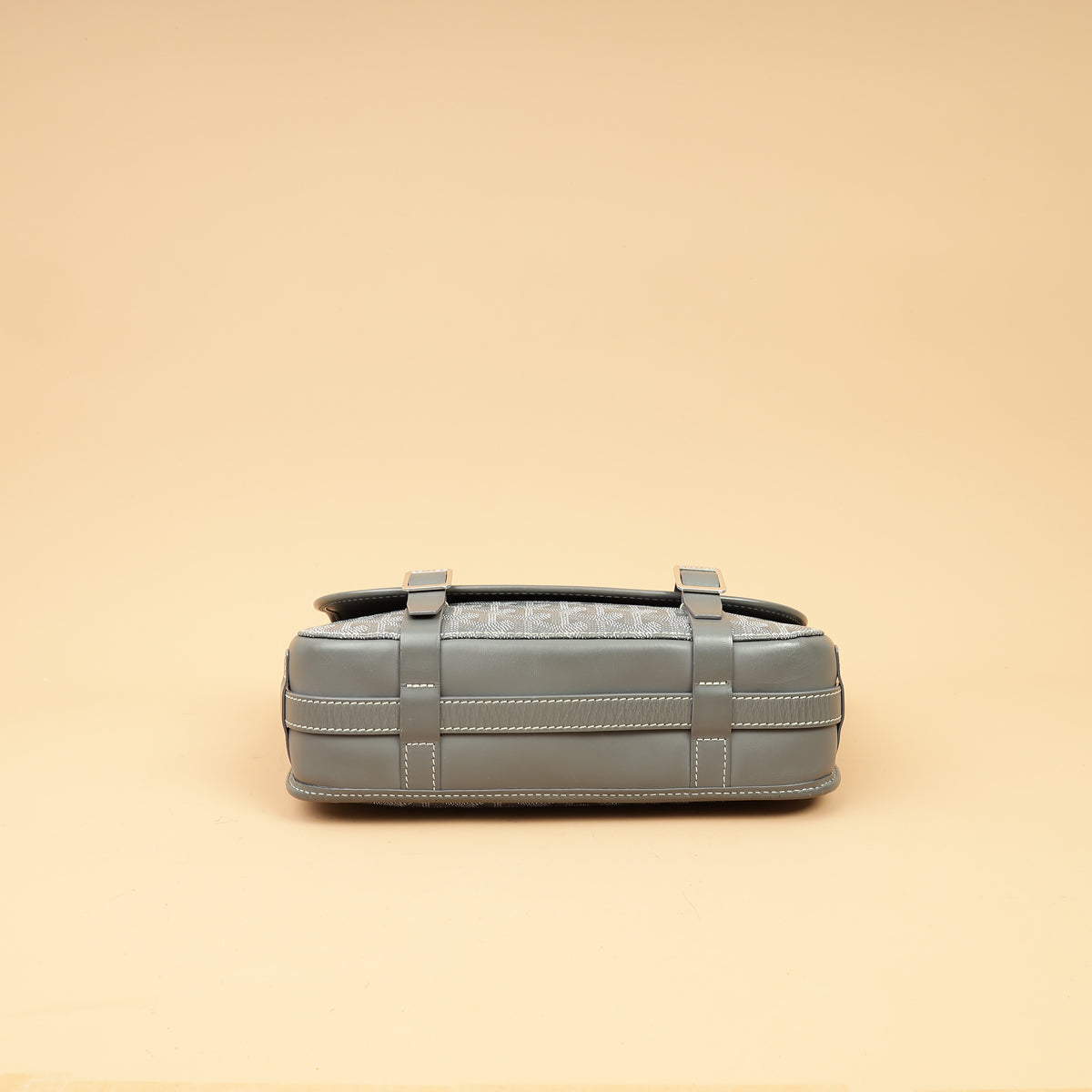 Goyard Gray Goyardine Belvedere MM Bag