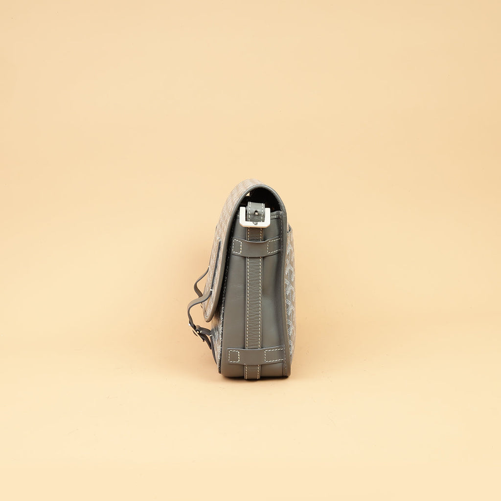 Goyard Gray Goyardine Belvedere MM Bag