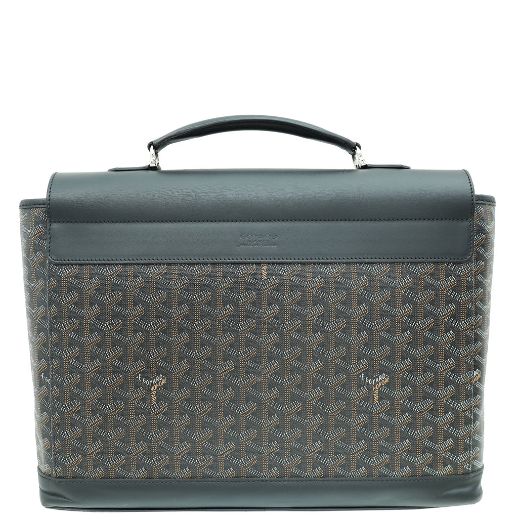 Goyardine Black Citadin Messenger Bag