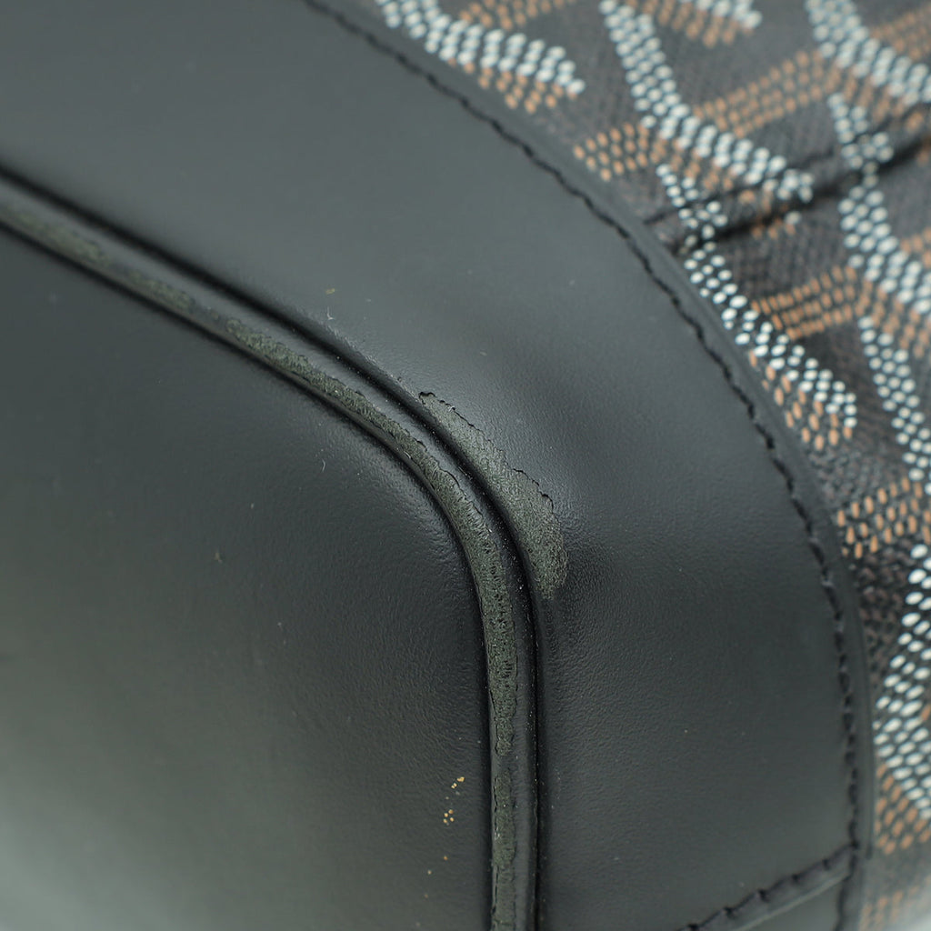 Goyardine Black Citadin Messenger Bag
