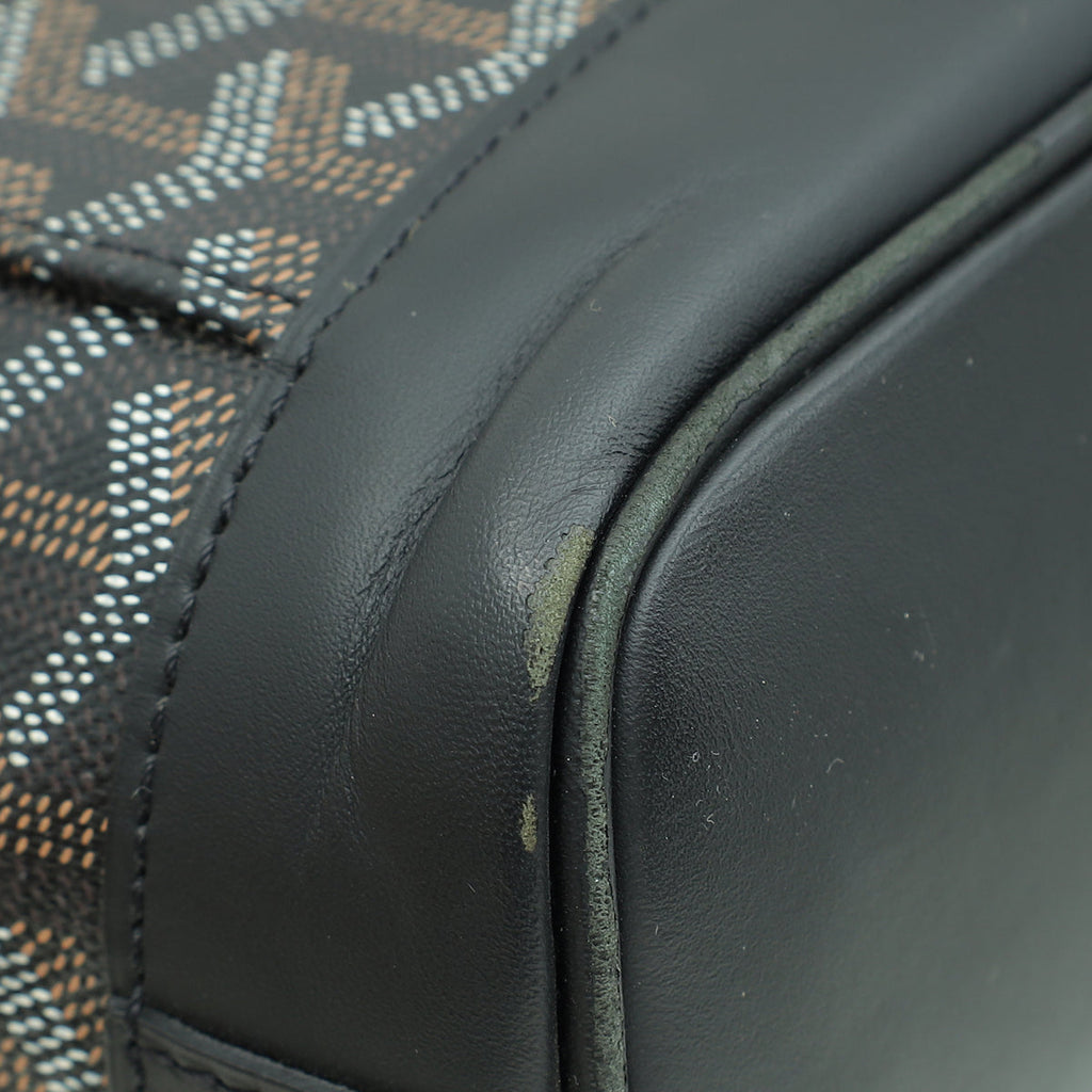 Goyardine Black Citadin Messenger Bag