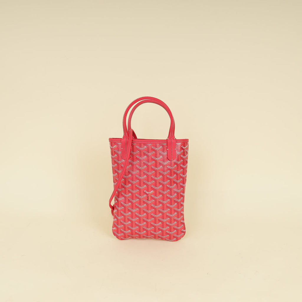 Goyard Fuchsia Goyardine L.E 2025 Poitiers Floral Interior Print PM Mini Bag