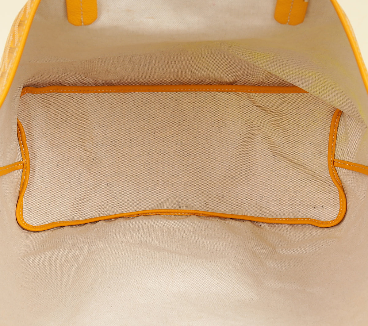 Goyard Yellow Goyardine Saint Louis PM Bag