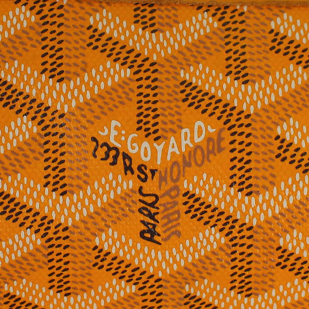 Goyard Yellow Goyardine Saint Louis PM Bag