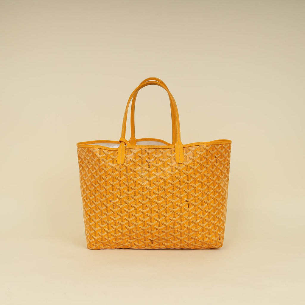 Goyard Yellow Goyardine Saint Louis PM Bag
