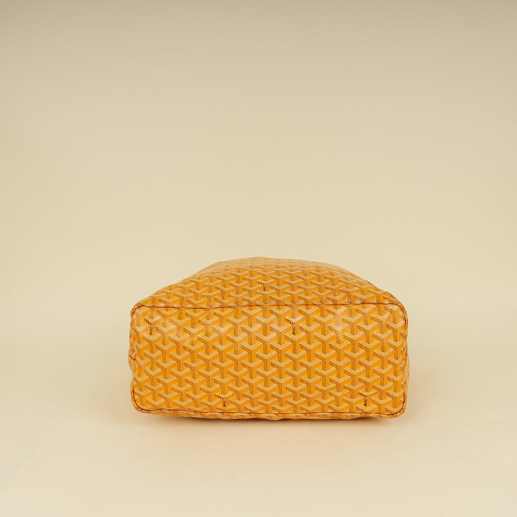 Goyard Yellow Goyardine Saint Louis PM Bag