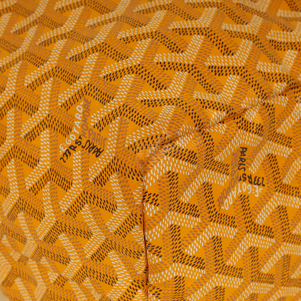 Goyard Yellow Goyardine Saint Louis PM Bag