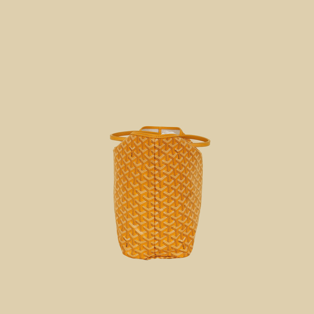 Goyard Yellow Goyardine Saint Louis PM Bag