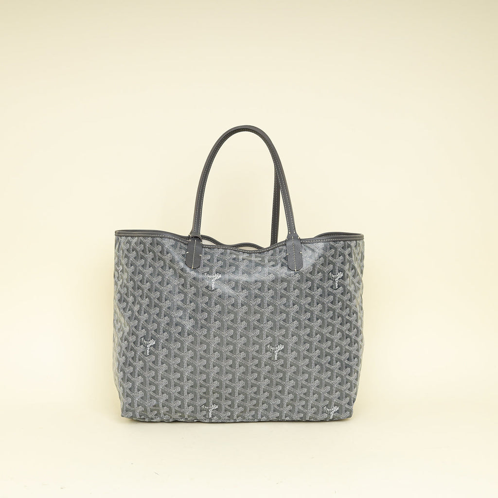 Goyard Grey Goyardine Saint Louis PM Bag