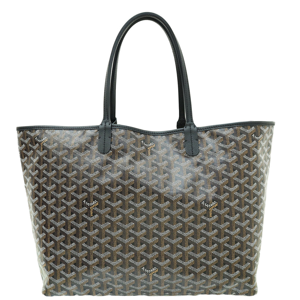 Goyard Black Goyardine Saint Louis PM Bag