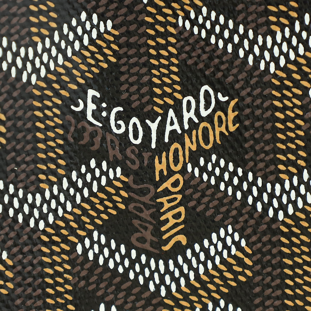 Goyard Black Goyardine Saint Louis PM Bag