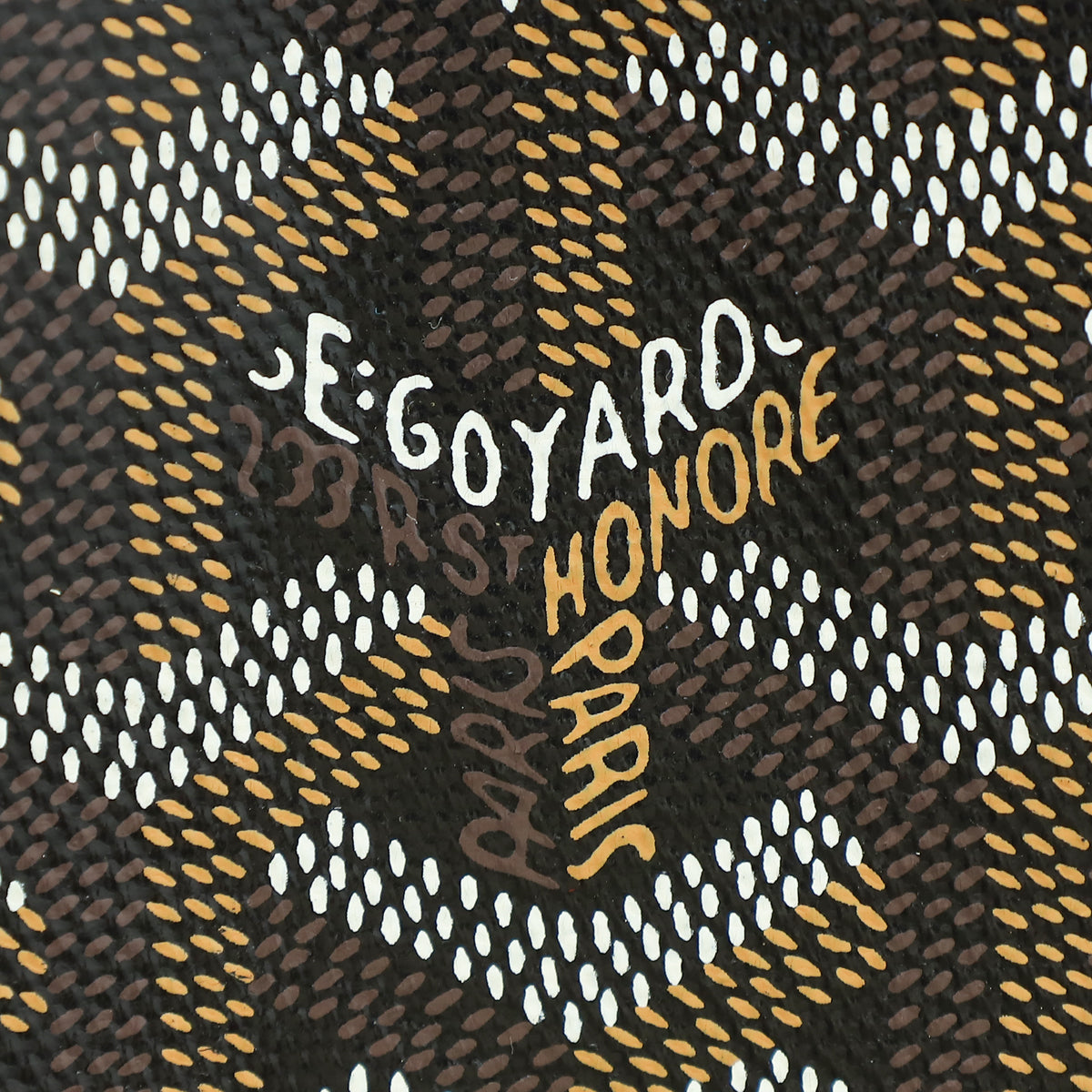 Goyard Black Goyardine Saint Louis PM Bag