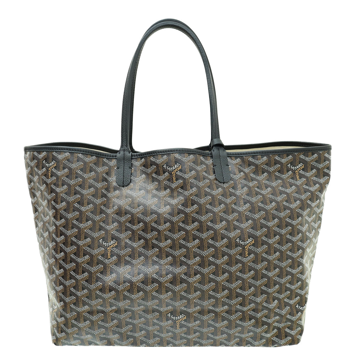 Goyard Black Goyardine Saint Louis PM Bag
