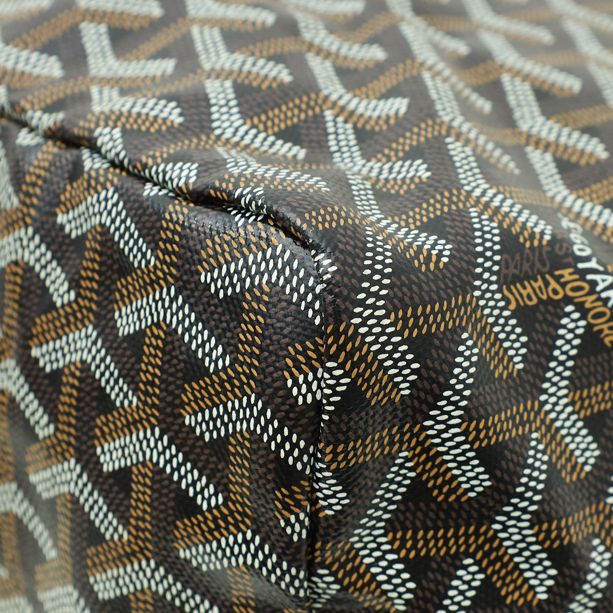 Goyard Black Goyardine Saint Louis PM Bag