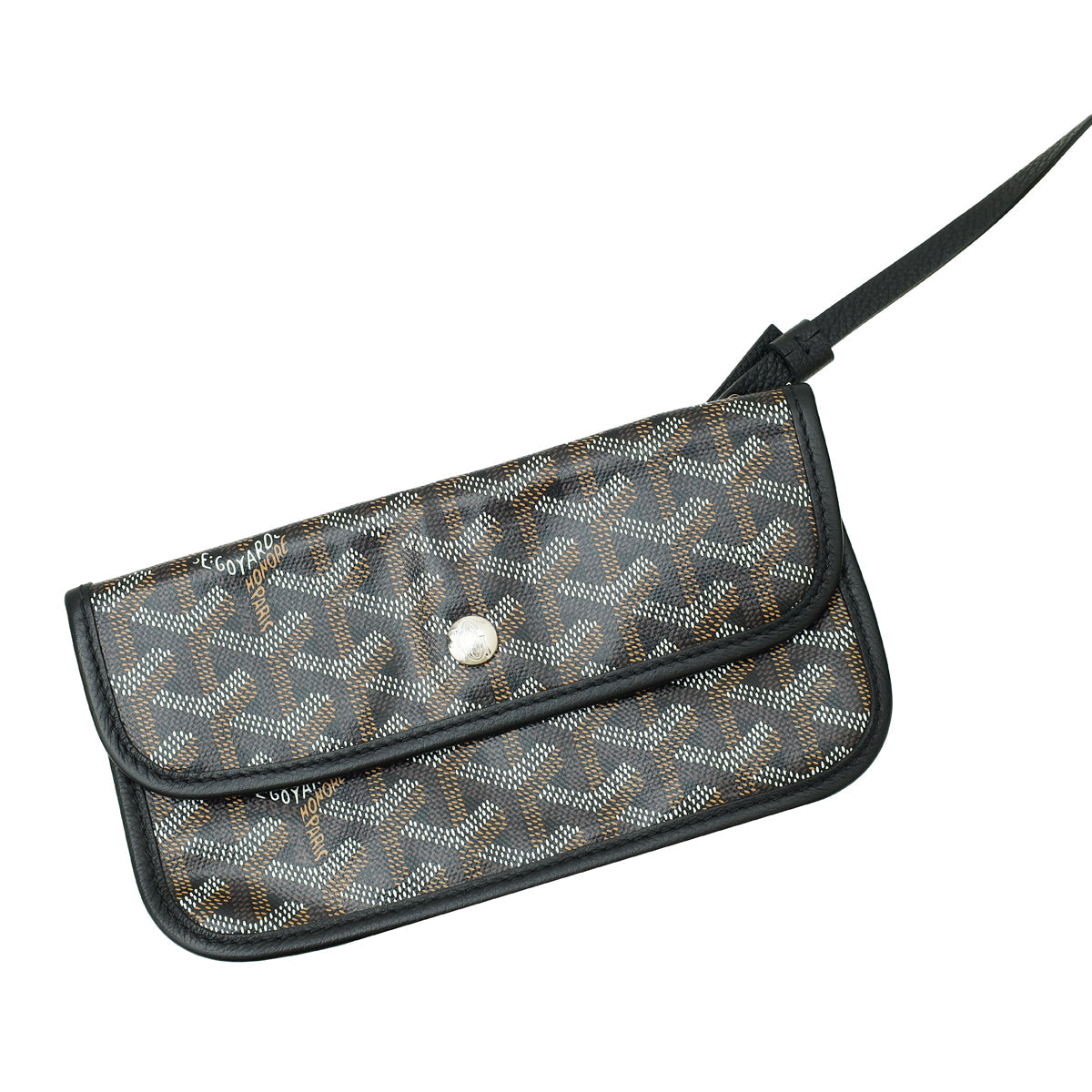 Goyard Black Goyardine Saint Louis PM Bag