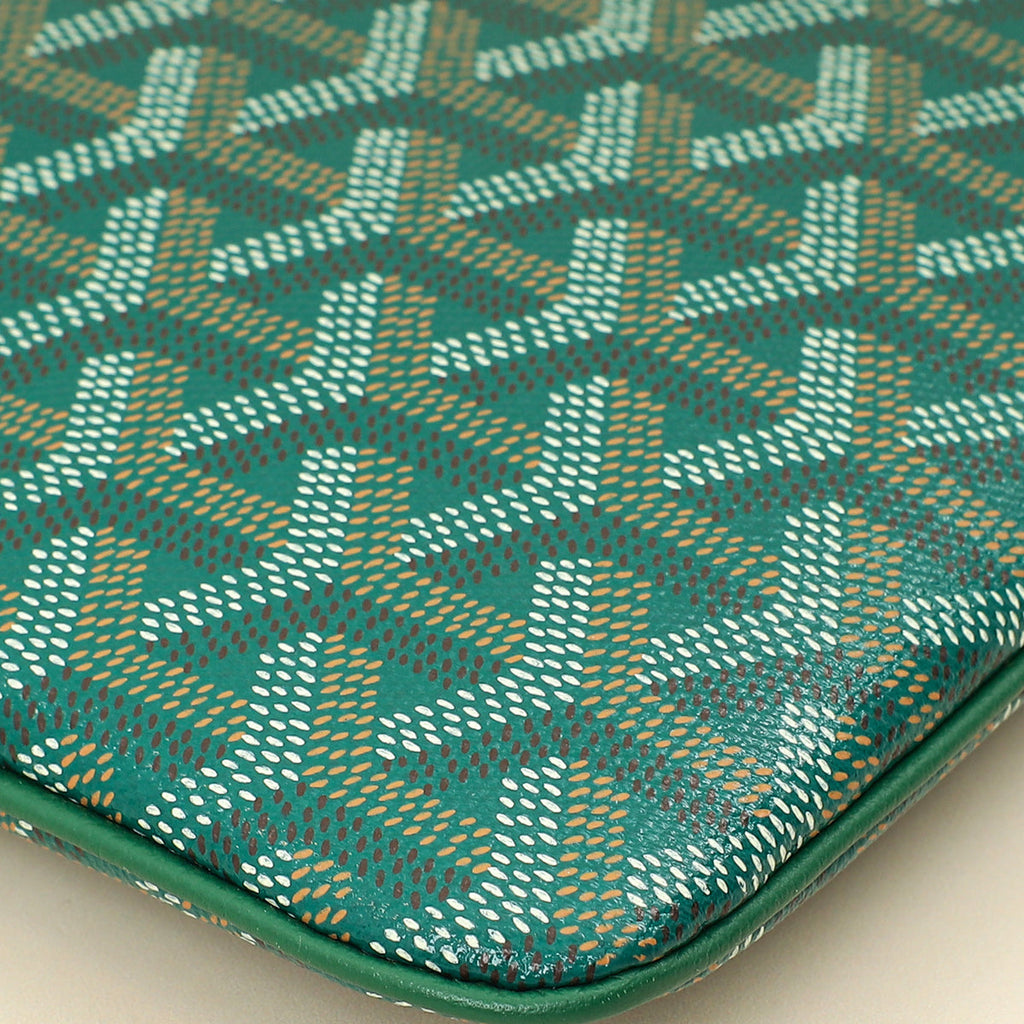 Goyard Green Goyardine Senat MM Pouch