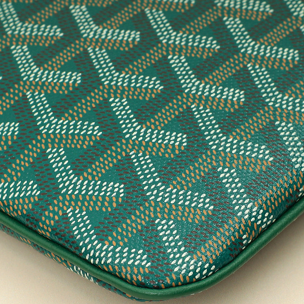 Goyard Green Goyardine Senat MM Pouch