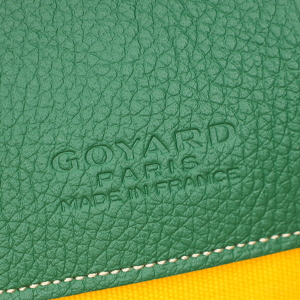 Goyard Green Goyardine Senat MM Pouch