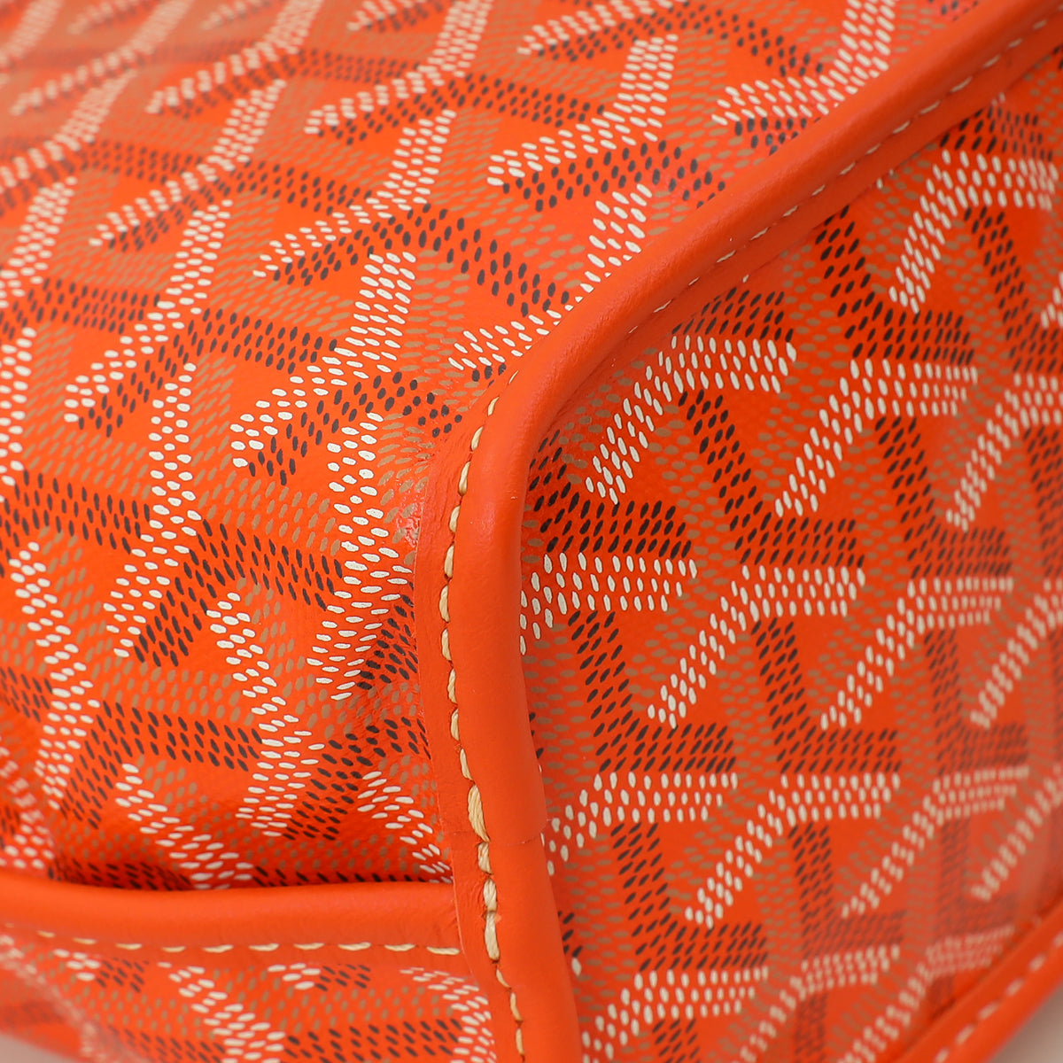 Goyard Orange Goyardine Mini Anjou Reversible Bag