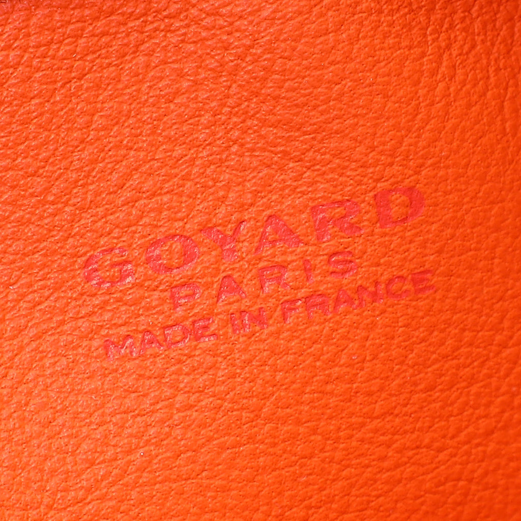 Goyard Orange Goyardine Mini Anjou Reversible Bag