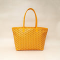 Goyard Yellow Goyardine Artois PM Bag