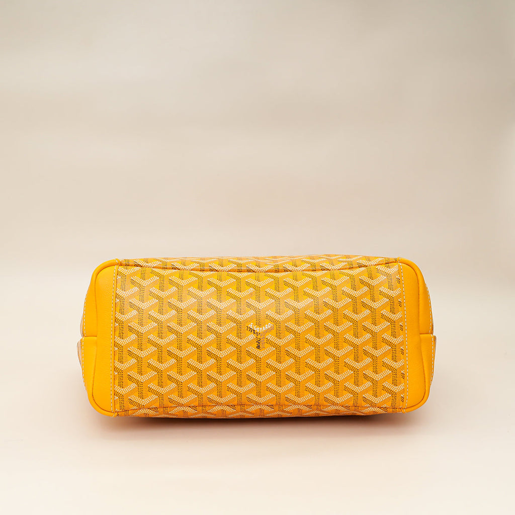 Goyard Yellow Goyardine Artois PM Bag