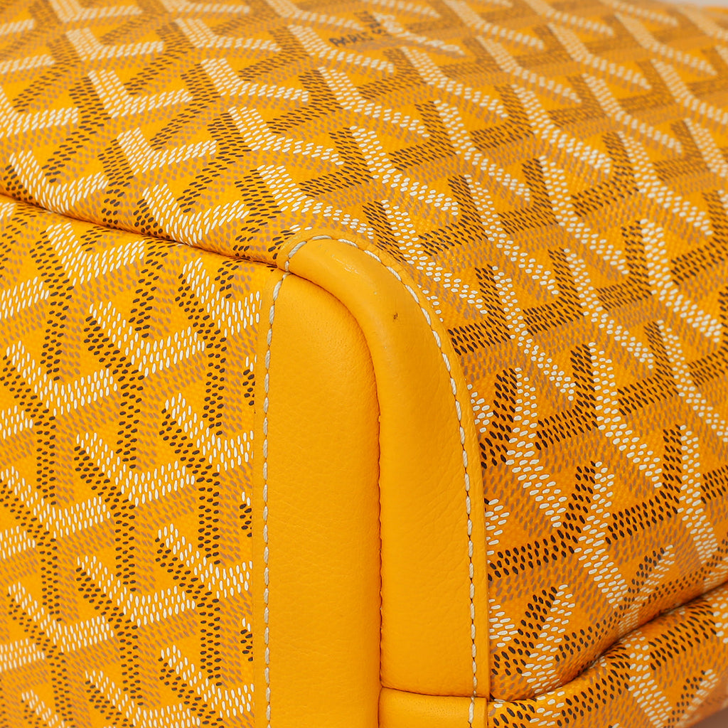 Goyard Yellow Goyardine Artois PM Bag