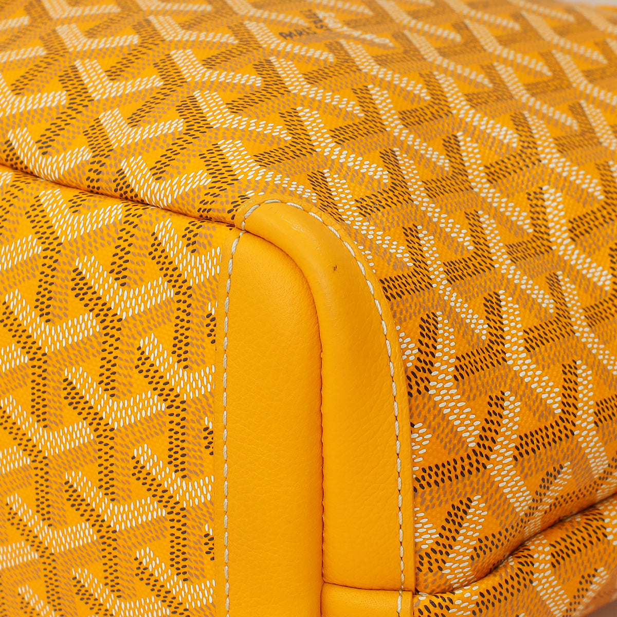 Goyard Yellow Goyardine Artois PM Bag