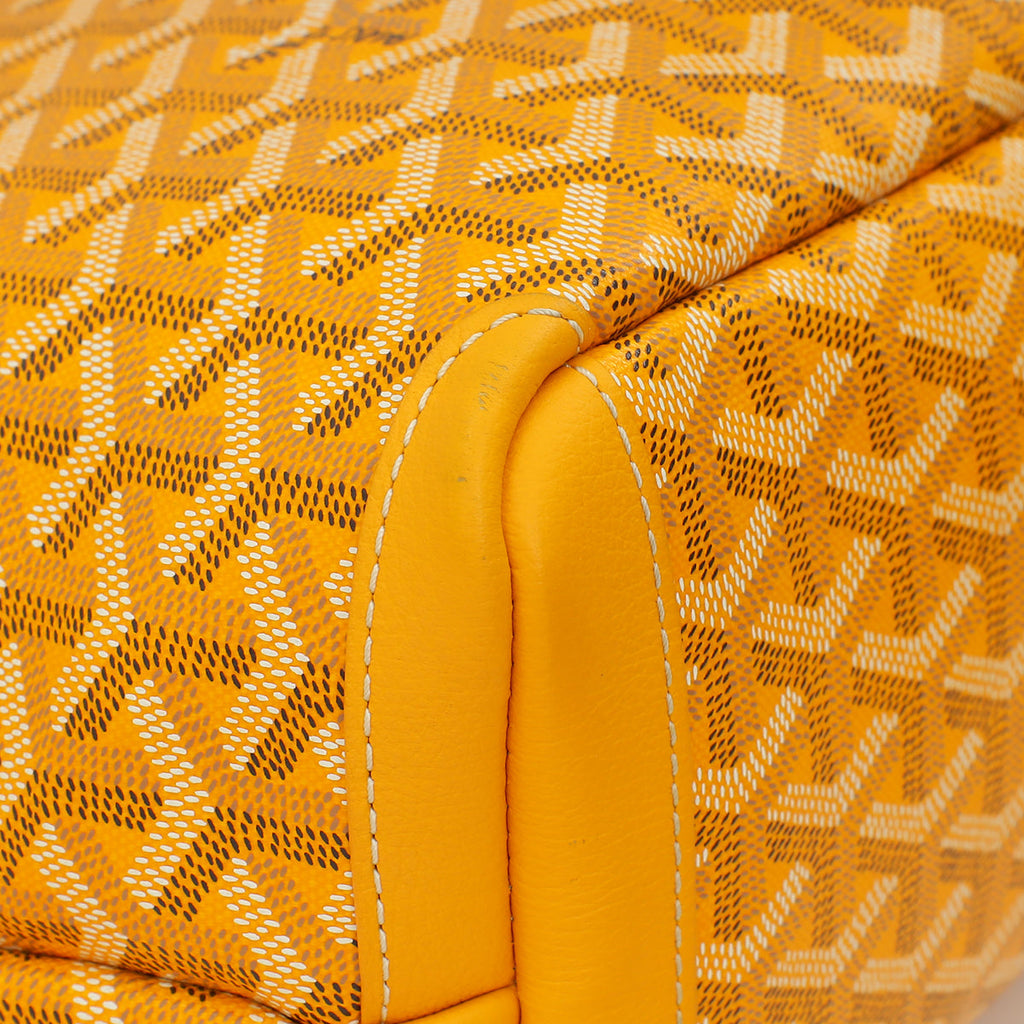 Goyard Yellow Goyardine Artois PM Bag
