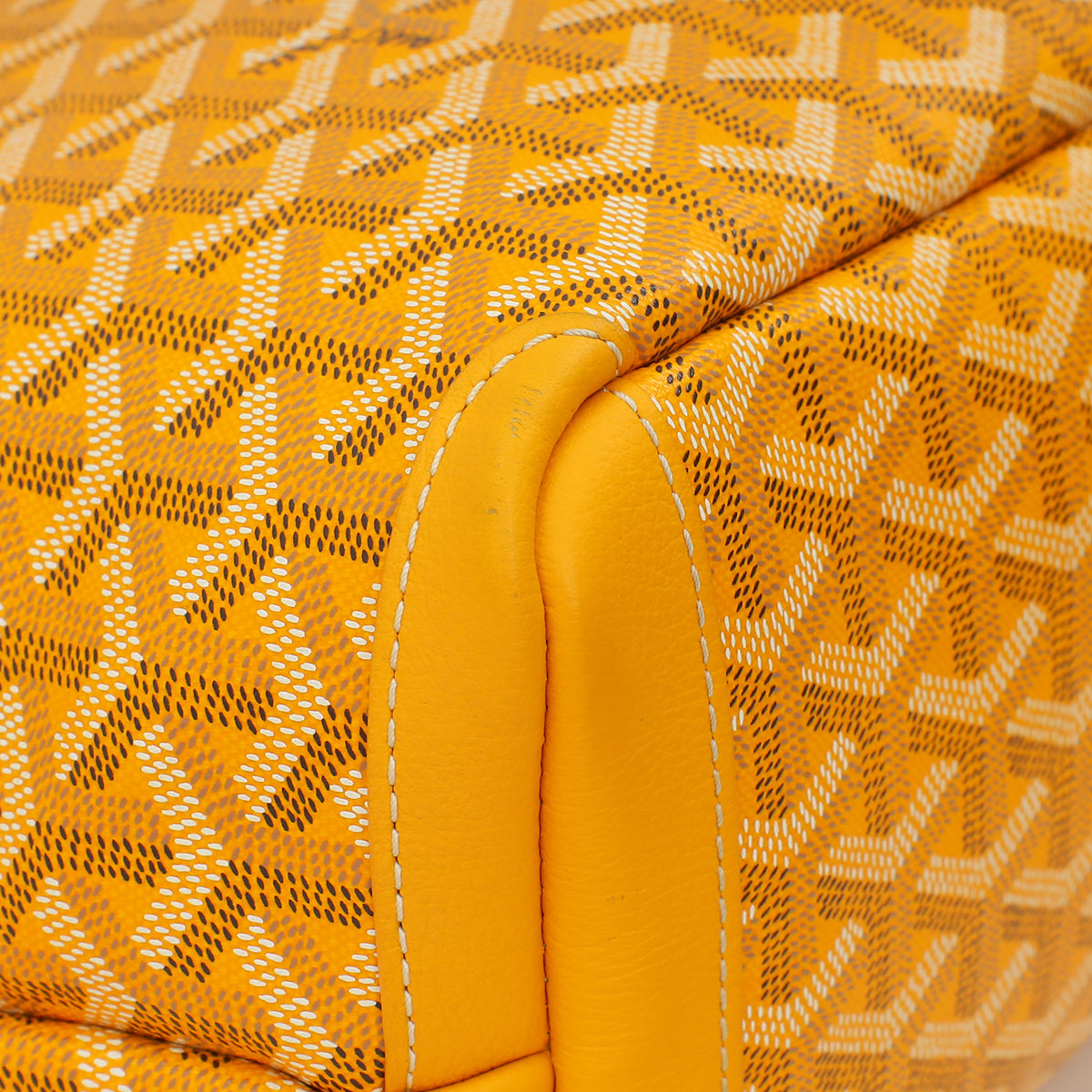 Goyard Yellow Goyardine Artois PM Bag