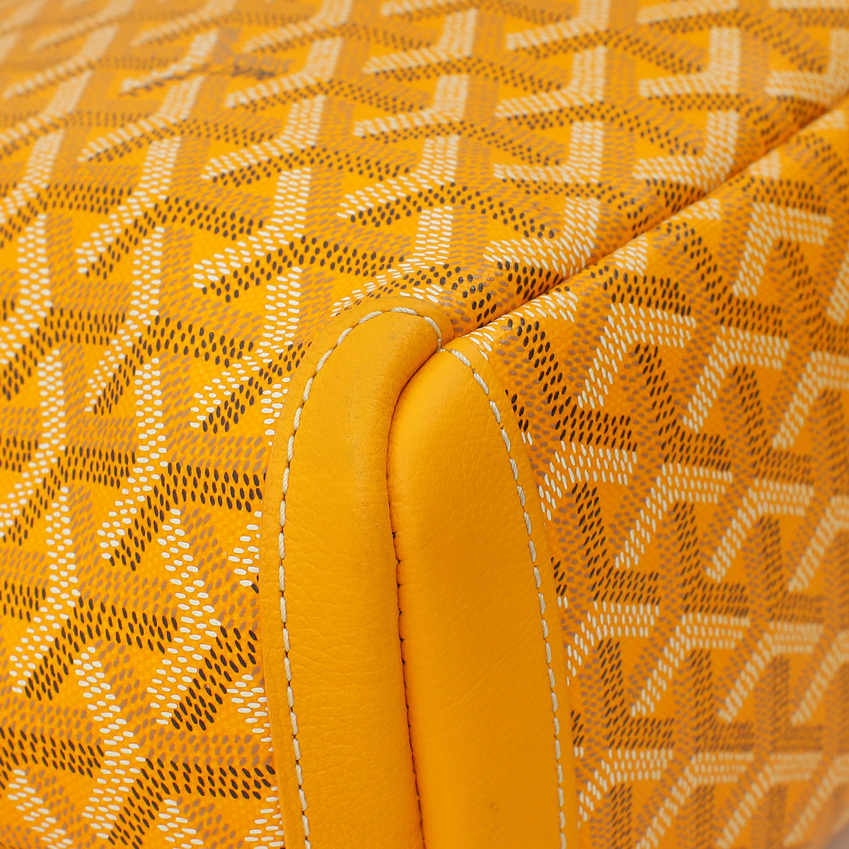 Goyard Yellow Goyardine Artois PM Bag