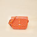 Goyard Orange Goyardine Belvedere PM  Messenger Bag