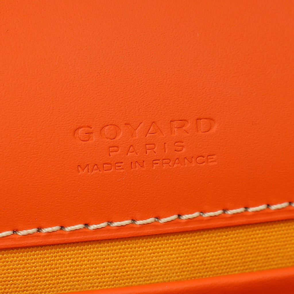 Goyard Orange Goyardine Belvedere PM  Messenger Bag