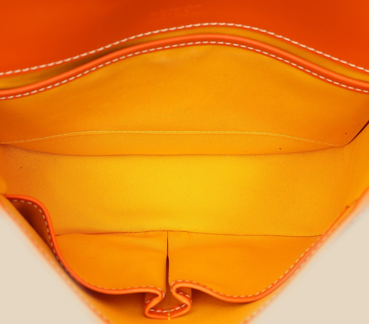 Goyard Orange Goyardine Belvedere PM  Messenger Bag