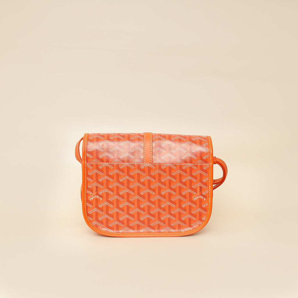 Goyard Orange Goyardine Belvedere PM  Messenger Bag