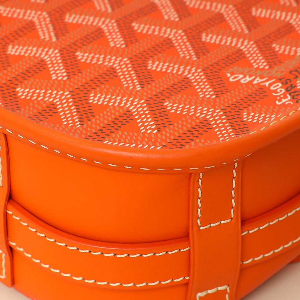 Goyard Orange Goyardine Belvedere PM  Messenger Bag