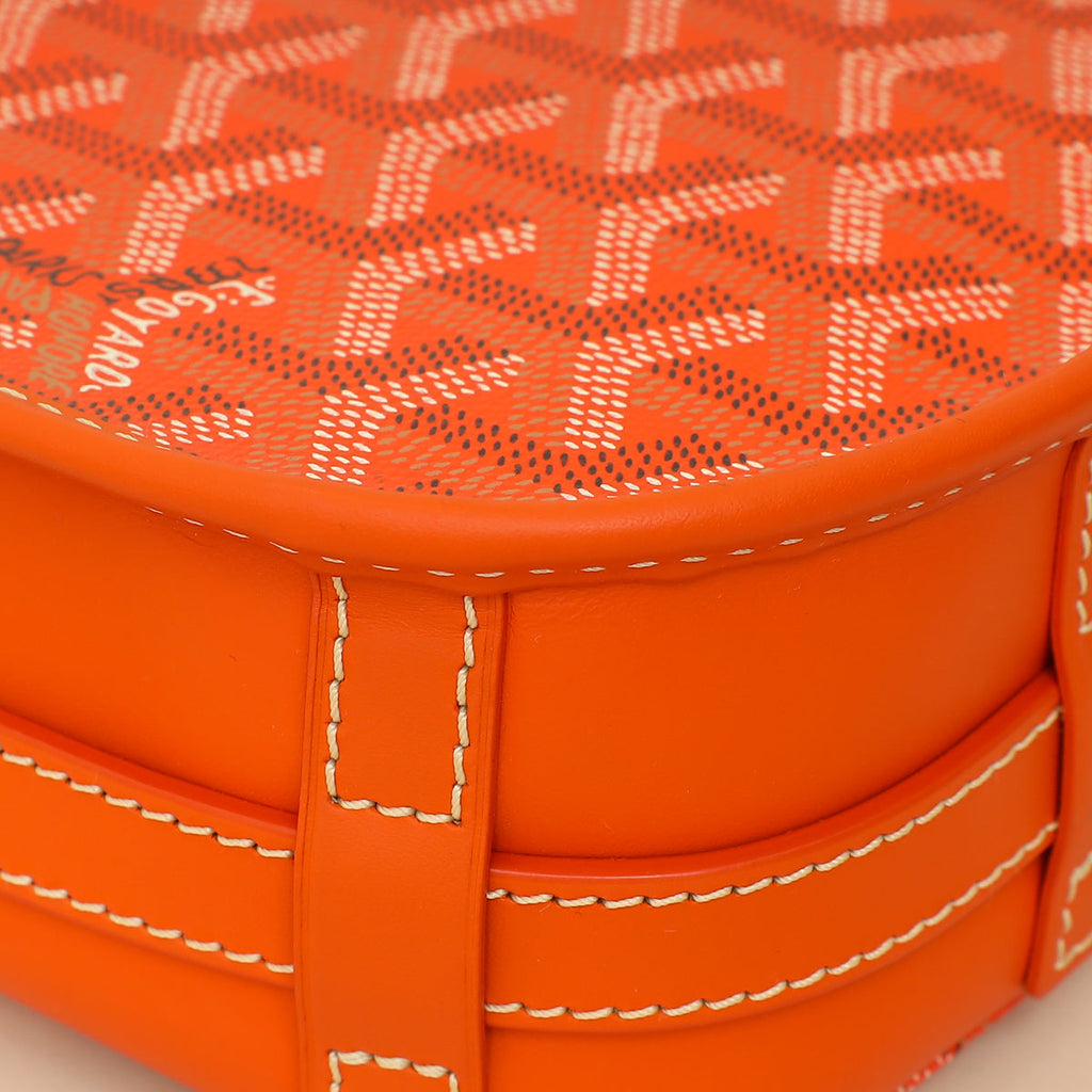 Goyard Orange Goyardine Belvedere PM  Messenger Bag