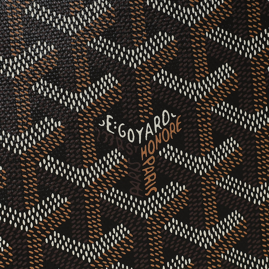Goyard Black Goyardine Artois MM Bag