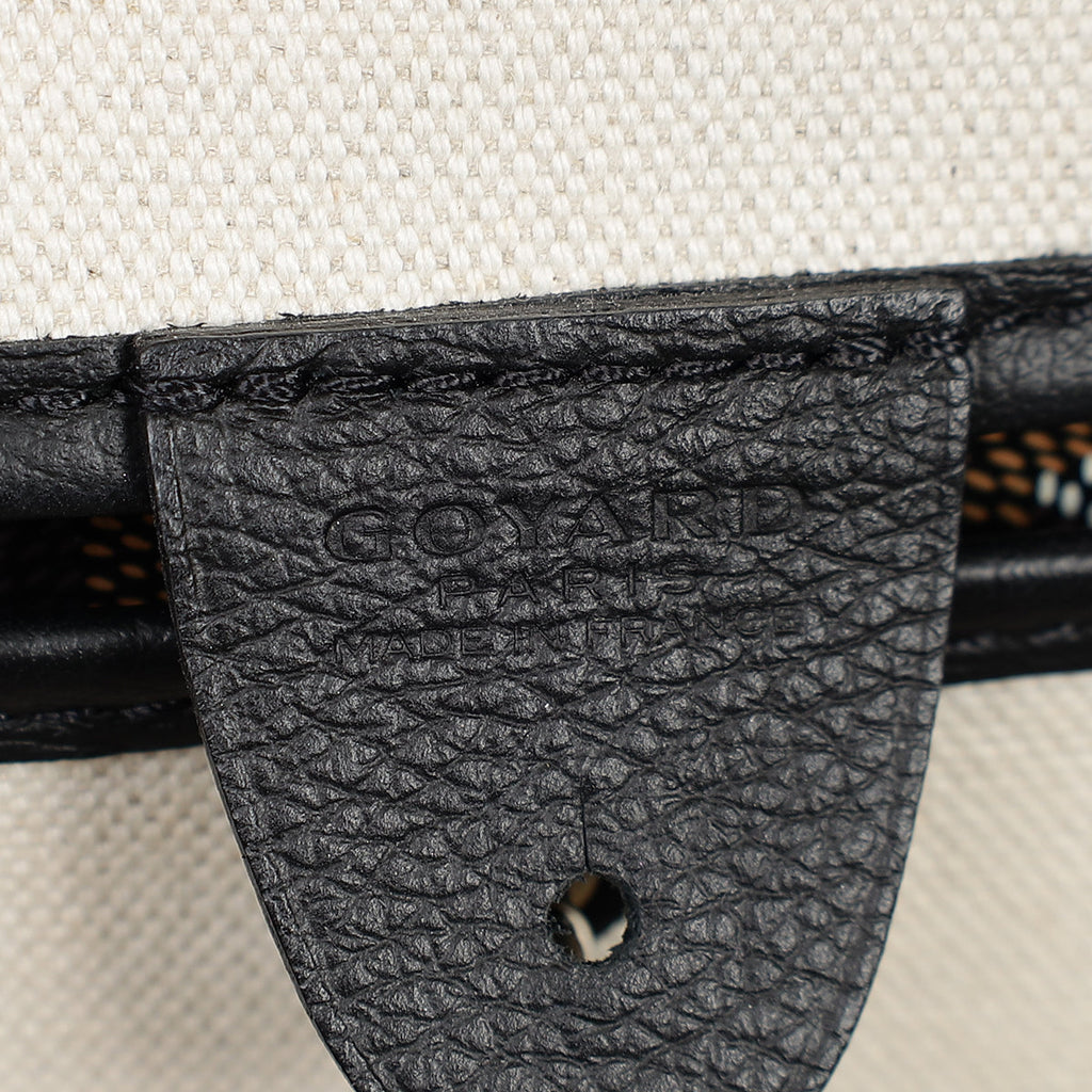 Goyard Black Goyardine Artois MM Bag
