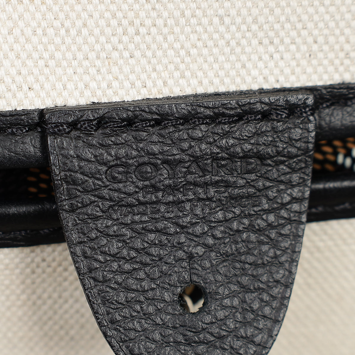 Goyard Black Goyardine Artois MM Bag