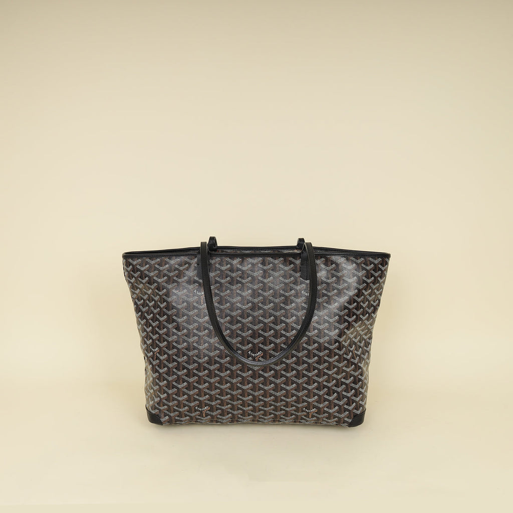 Goyard Black Goyardine Artois MM Bag
